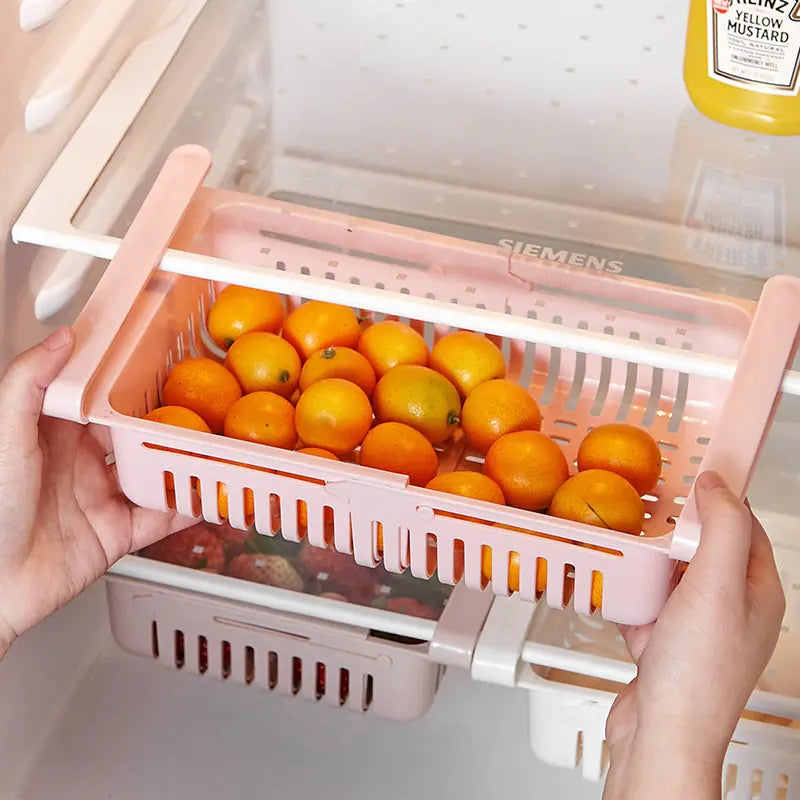 Organizador de estantes para refrigerador