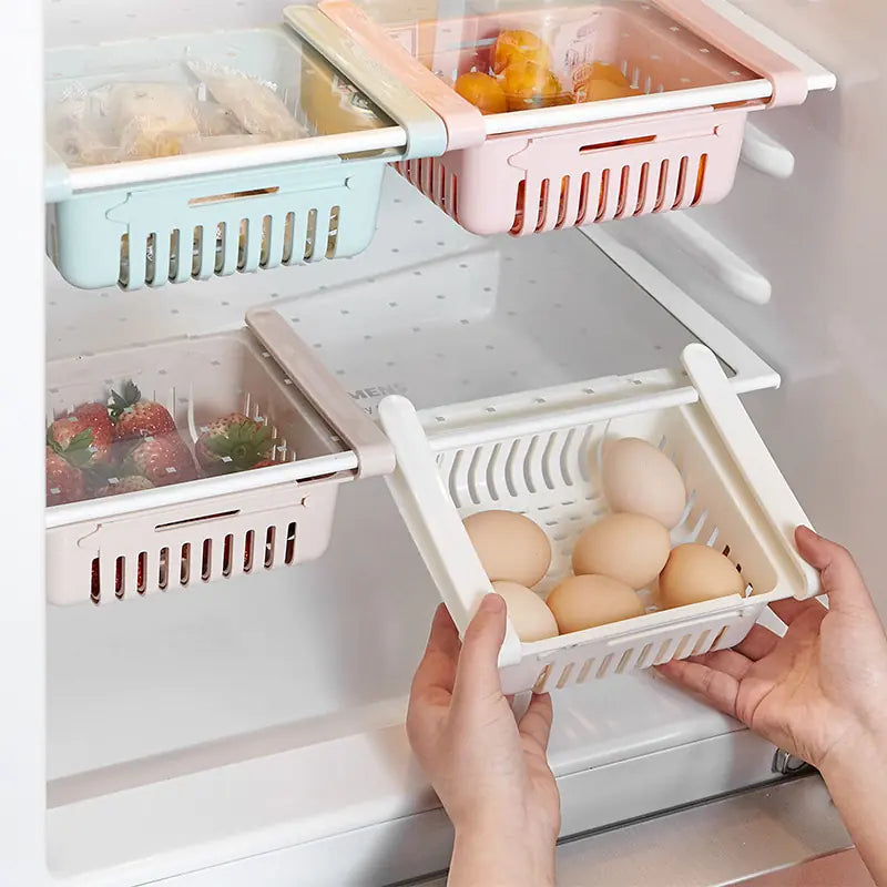 Organizador de estantes para refrigerador