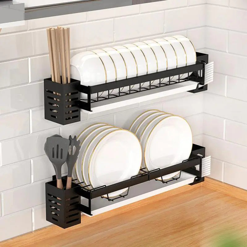 Wall Mount Dish Drying Rack